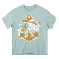 Arona navy midshipmen Heavy Core Tee - linhVisuals