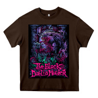 Chocolate Brown Black Dahlia Murder Heavy Core Tee - linhVisuals