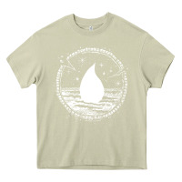 Mossy magic  the gathering kaldheim islands symbol Heavy Core Tee - linhVisuals