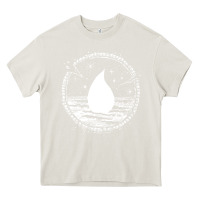 Cream magic  the gathering kaldheim islands symbol Heavy Core Tee - linhVisuals