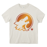 Cream magic the gathering hunt emblem Heavy Core Tee - linhVisuals