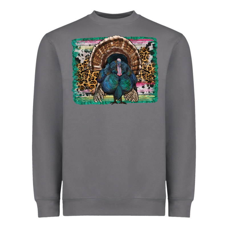 Thanksgiving Turkey With Background Heavyweight Sweatshirt by RanaPortraitStore | Teevron
