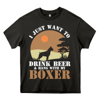 Asphalt boxer beer dog lover t  shirt boxer beer dog lover t  shirt Heavy Core Tee - linhVisuals