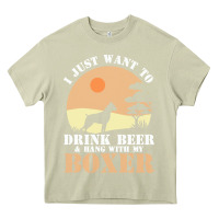Mossy boxer beer dog lover t  shirt boxer beer dog lover t  shirt Heavy Core Tee - linhVisuals