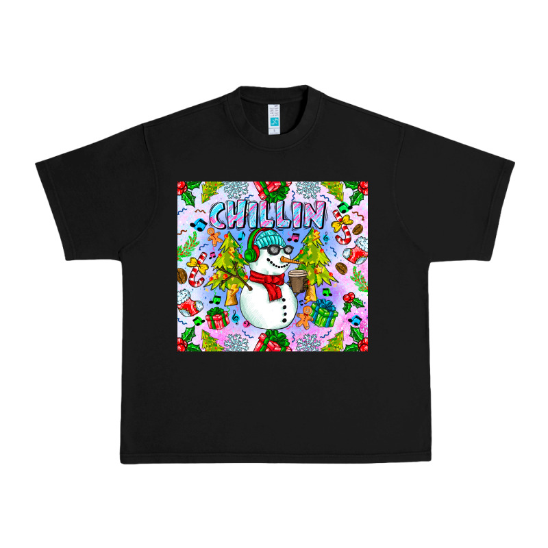 Chillin Snow Urban Heavy Tee by CowhideDigitalArt | Teevron