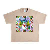 French Oak Chillin Snow Urban Heavy Tee - CowhideDigitalArt