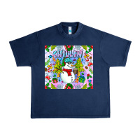 Navy Chillin Snow Urban Heavy Tee - CowhideDigitalArt