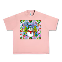 Salmon Chillin Snow Urban Heavy Tee - CowhideDigitalArt