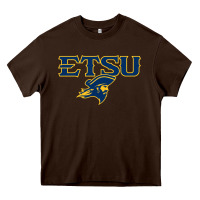 Chocolate Brown etsu buccaneers Heavy Core Tee - linhVisuals