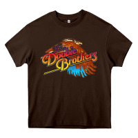 Chocolate Brown The Doobie Brothers Heavy Core Tee - linhVisuals