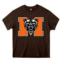 Chocolate Brown mercer bears Heavy Core Tee - linhVisuals