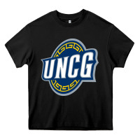 Black unc greensboro spartans Heavy Core Tee - linhVisuals