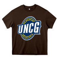 Chocolate Brown unc greensboro spartans Heavy Core Tee - linhVisuals