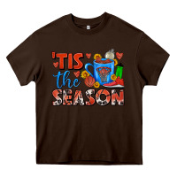 Chocolate Brown tis the season  basketball coffee mug Heavy Core Tee - FaDigitalArtStudio