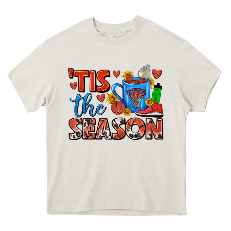 Tis The Season  Basketball Coffee Mug Heavy Core Tee by FaDigitalArtStudio | Teevron
