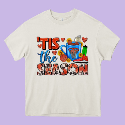 Tis The Season  Basketball Coffee Mug Heavy Core Tee Designed By Fadigitalartstudio