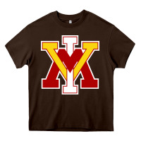Chocolate Brown vmi keydets Heavy Core Tee - linhVisuals