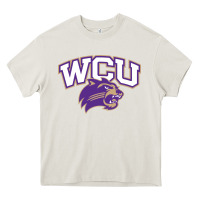Cream western carolina catamounts Heavy Core Tee - linhVisuals