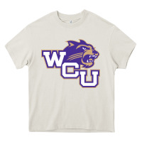 Cream western carolina catamounts Heavy Core Tee - linhVisuals