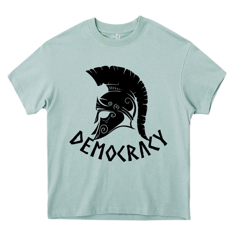 Democracy Heavy Core Tee by linhVisuals | Teevron