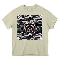Mossy Bape Shark Army Heavy Core Tee - linhVisuals