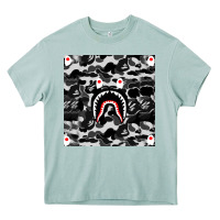 Arona Bape Shark Army Heavy Core Tee - linhVisuals