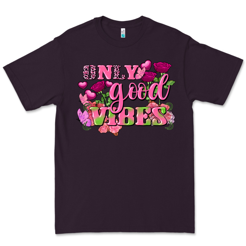 Valentine's Day Only Good Vibes Premium Tee by FaDigitalArtStudio | Teevron