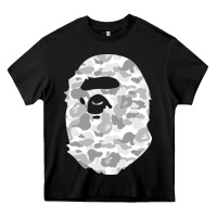 Black Gorilla Head Shot Heavy Core Tee - linhVisuals