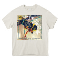 Cream STATE CHAMPS MIREL 5 Heavy Core Tee - linhVisuals