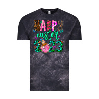 Cloud Black Happy Easter Vintage Tee - CowhideDigitalArt