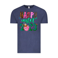Vintage Denim Happy Easter Vintage Tee - CowhideDigitalArt