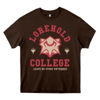 Chocolate Brown magic the gathering strixhaven lorehold school motto Heavy Core Tee - linhVisuals