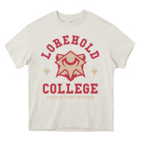 Cream magic the gathering strixhaven lorehold school motto Heavy Core Tee - linhVisuals