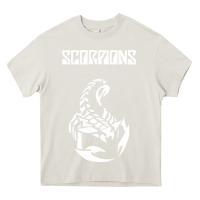 Cream scorpion Heavy Core Tee - linhVisuals