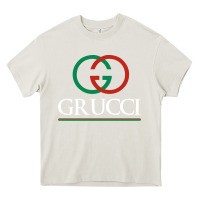 Cream grucci Heavy Core Tee - linhVisuals