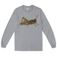 Heather Grey Grasshopper Long Sleeve Tee - LillyAllenDesigns