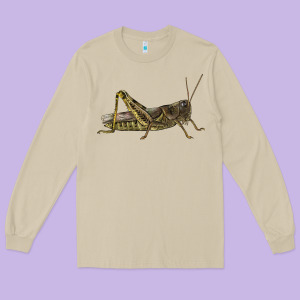 Grasshopper Long Sleeve Tee Designed By Lillyallendesigns