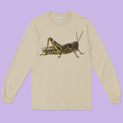 Grasshopper Long Sleeve Tee Designed By Lillyallendesigns