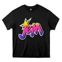 Black jem and the holograms musician drama Heavy Core Tee - linhVisuals