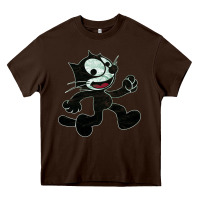 Chocolate Brown felix Heavy Core Tee - linhVisuals