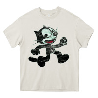 Cream felix Heavy Core Tee - linhVisuals