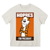 Cream hobbes for president Heavy Core Tee - linhVisuals