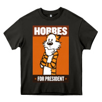 Hobbes For President Heavy Core Tee | Teevron