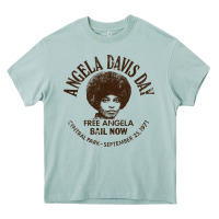 Arona angela davis day 70s black rights Heavy Core Tee - linhVisuals