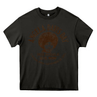 Asphalt angela davis day 70s black rights Heavy Core Tee - linhVisuals