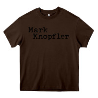 Chocolate Brown mark knopfler Heavy Core Tee - linhVisuals