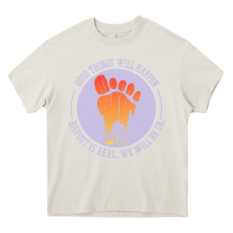 Bigfoot T  Shirt Bigfoot Lives Design T  Shirt Heavy Core Tee by linhVisuals | Teevron