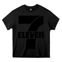 Black 7 elevenn Heavy Core Tee - linhVisuals