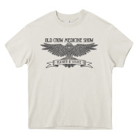 Cream old crow medicine show Heavy Core Tee - linhVisuals