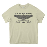 Mossy old crow medicine show Heavy Core Tee - linhVisuals